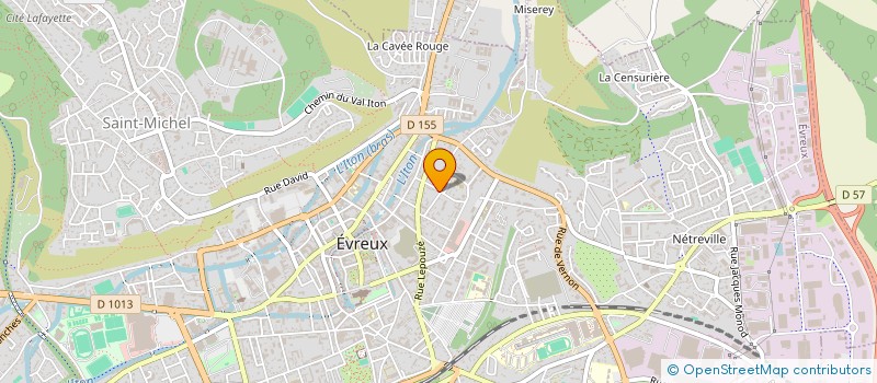 localisation de l'entreprise SYND COPRO RES DOUCE FRANCE 46 à EVREUX