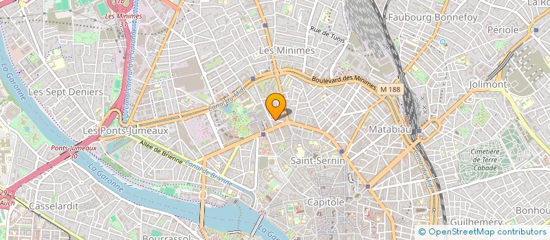 localisation de l'entreprise SYND COPRO RES DU 12 RUE DE TOUL à TOULOUSE