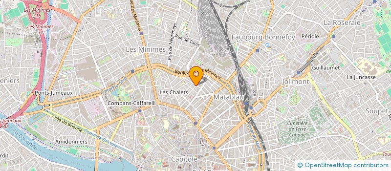 localisation de l'entreprise SYND COPRO RES DU 15 RUE DU PRINTEMPS à TOULOUSE