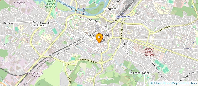 localisation de l'entreprise SYND COPRO RES DU 23 RUE D'IENA à ANGOULEME