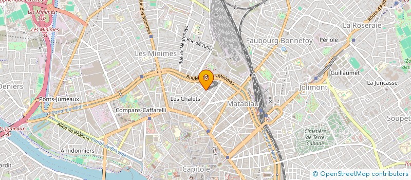 localisation de l'entreprise SYND COPRO RES DU 25 RUE DU PRINTEMPS à TOULOUSE