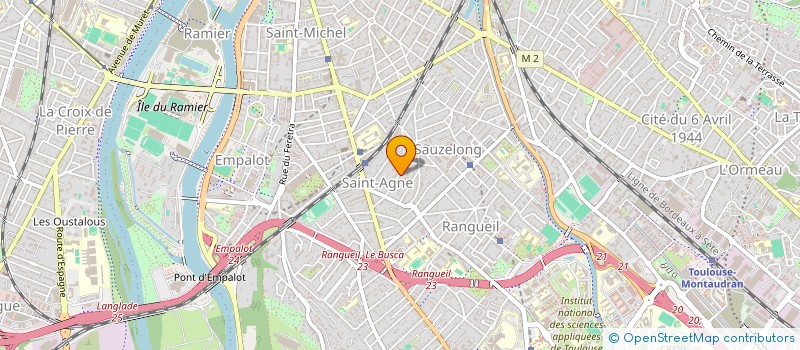 localisation de l'entreprise SYND COPRO RES DU 36 AV ARISTIDE BRIAND à TOULOUSE