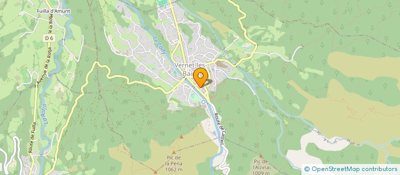 localisation de l'entreprise SYND COPRO RES DU CONFLENT  VERNET-LES-BAINS