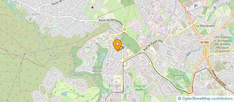 localisation de l'entreprise SYND COPRO RES DU LAC  MONTPELLIER