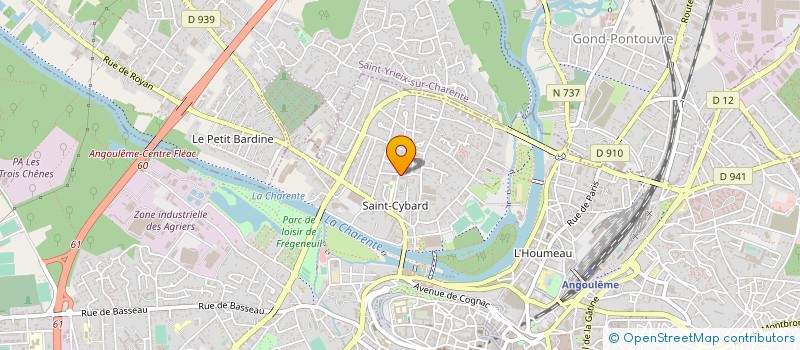 localisation de l'entreprise SYND COPRO RES DU MAINE BRIE à ANGOULEME