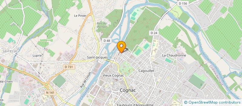 localisation de l'entreprise SYND COPRO RES DU PARC à COGNAC