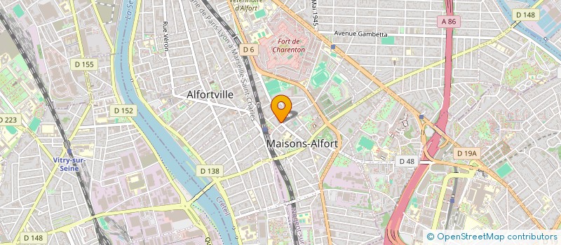 localisation de l'entreprise SYND COPRO RES DU SOLEIL  MAISONS-ALFORT
