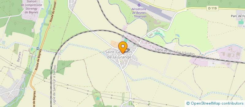 localisation de l'entreprise SYND COPRO RES FERME DU FRENE 78 ST GERM  SAINT-GERMAIN-DE-LA-GRANGE