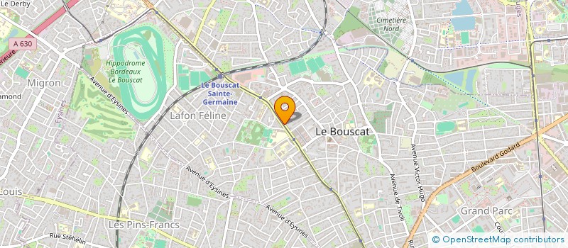 localisation de l'entreprise SYND COPRO RES GALAXIE TR2  LE BOUSCAT