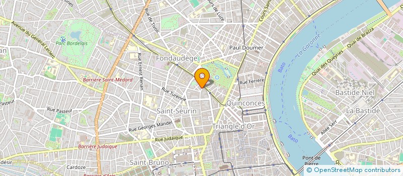 localisation de l'entreprise SYND COPRO RES GALLIEN 1  BORDEAUX