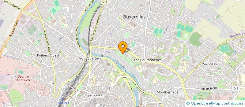 localisation de l'entreprise SYND COPRO RES GRANDES DUNES  POITIERS