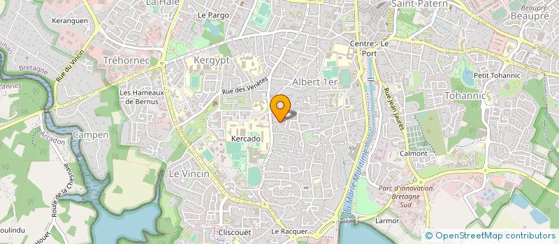 localisation de l'entreprise SYND COPRO RES GWENED GRAVENIC à VANNES