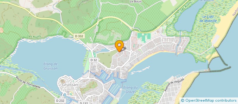 localisation de l'entreprise SYND.COPRO.RES.HAMEAU DES LAVANDINES  GRUISSAN