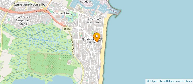 localisation de l'entreprise SYND COPRO RES HELIOS  CANET-EN-ROUSSILLON