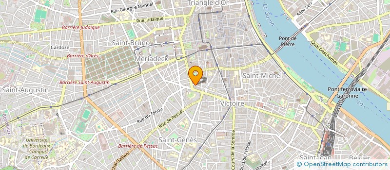 localisation de l'entreprise SYND COPRO RES HENRI IV  BORDEAUX