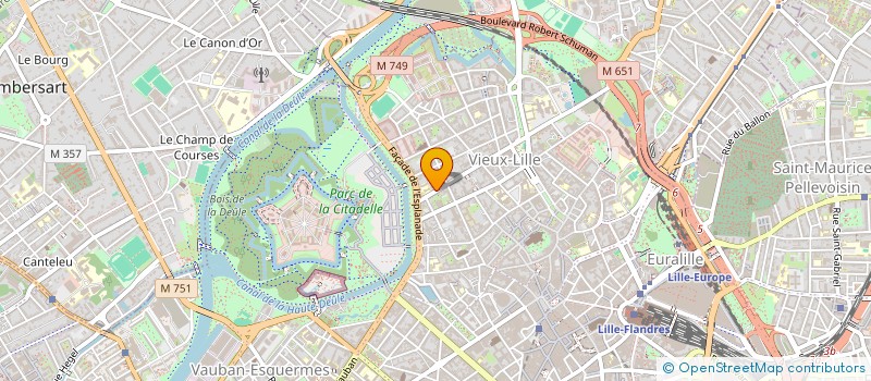 localisation de l'entreprise SYND COPRO RES HOTEL CHEVALIERS D'ANJOU à LILLE