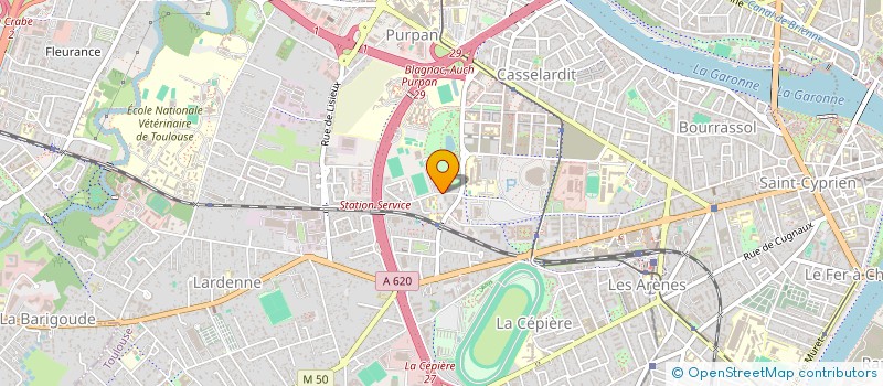localisation de l'entreprise SYND COPRO RES JARDIN DU BARRY à TOULOUSE
