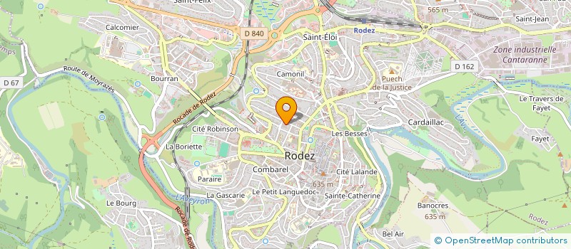 localisation de l'entreprise SYND COPRO RES L'AMPHITHEATRE  RODEZ