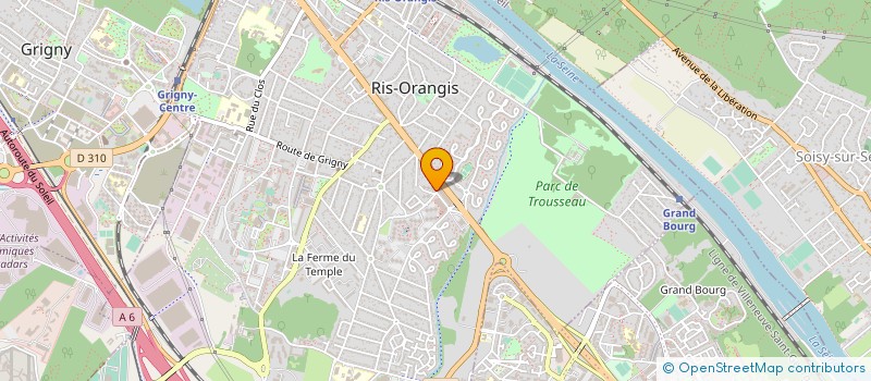 localisation de l'entreprise SYND COPRO RES L'AUNETTE à RIS-ORANGIS