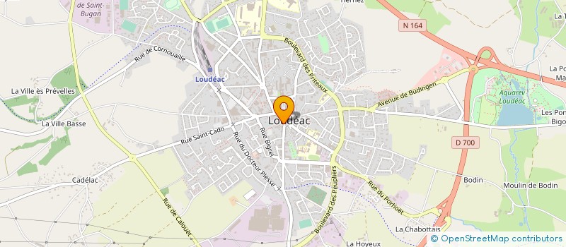 localisation de l'entreprise SYND COPRO RES L HIVERN à LOUDEAC