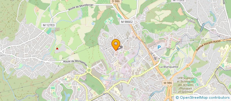 localisation de l'entreprise SYND COPRO RES L'ILE BLEUE  GRABELS