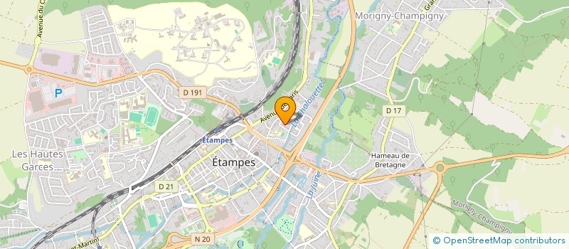 localisation de l'entreprise SYND COPRO RES LA PRAIRIE à ETAMPES