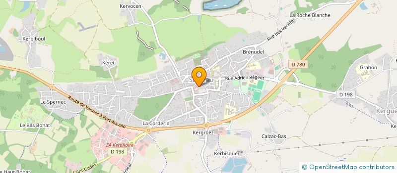 localisation de l'entreprise SYND COPRO RES LA TRINITE  SARZEAU