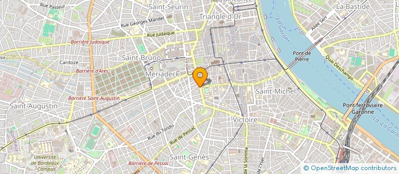 localisation de l'entreprise SYND COPRO RES LAFAYETTE  BORDEAUX