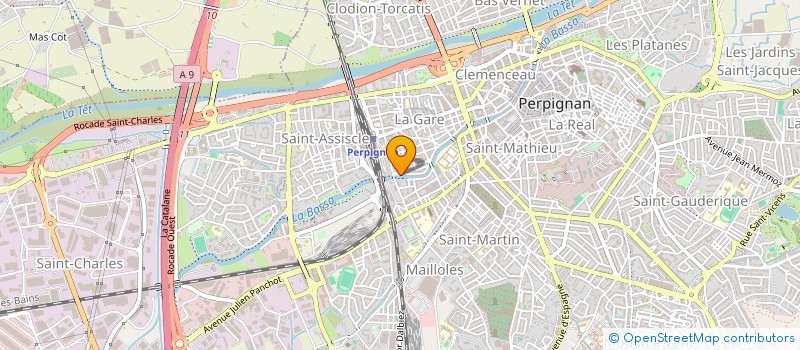 localisation de l'entreprise SYND COPRO RES LE BEAULIEU  PERPIGNAN