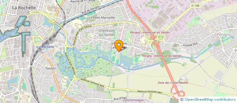 localisation de l'entreprise SYND COPRO RES LE CABESTAN  LA ROCHELLE