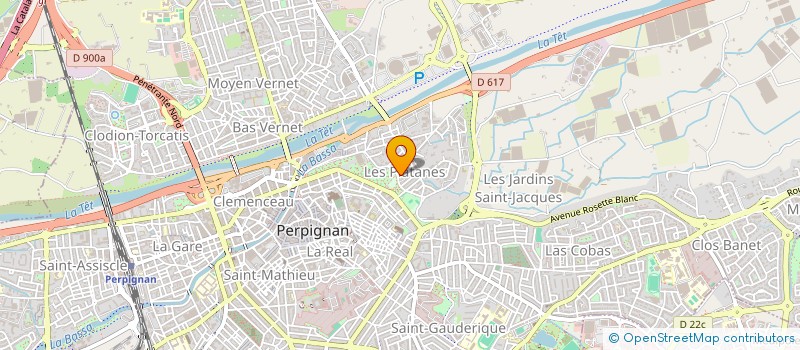 localisation de l'entreprise SYND COPRO RES LE CARLIT  PERPIGNAN