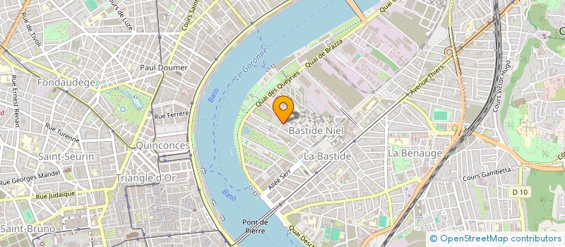 localisation de l'entreprise SYND COPRO RES LE CHALET  BORDEAUX