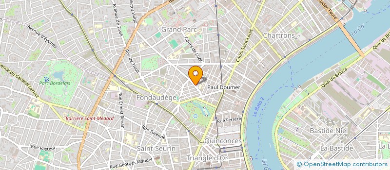 localisation de l'entreprise SYND COPRO RES LE CLOS SAINT HUBERT  BORDEAUX