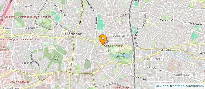 localisation de l'entreprise SYND COPRO RES LE GALILEE  MERIGNAC