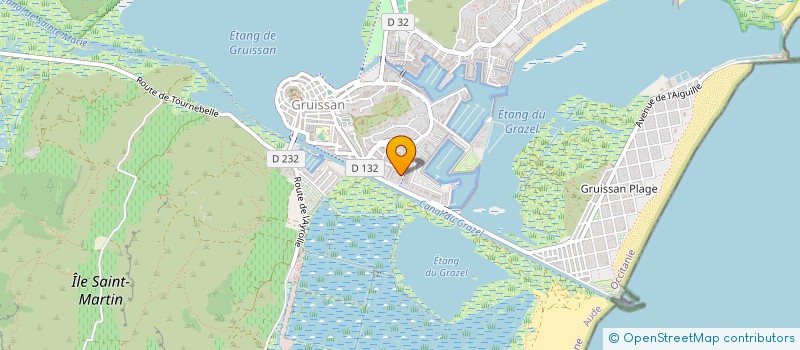 localisation de l'entreprise SYND COPRO RES LE GRAND LARGE  GRUISSAN