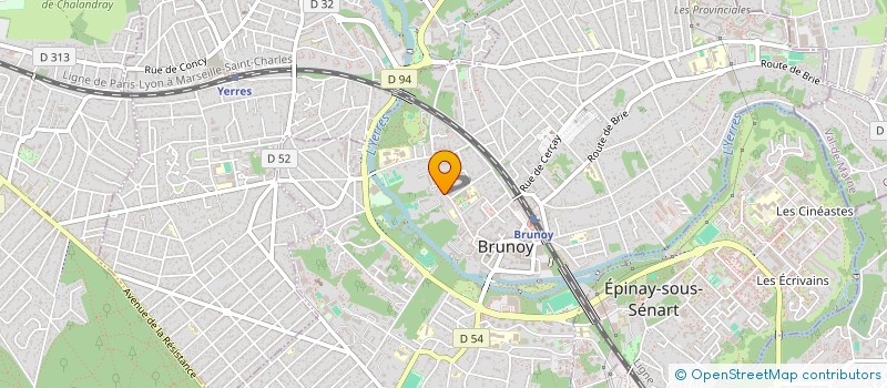 localisation de l'entreprise SYND COPRO RES LE GUE DE GOURNAY à BRUNOY