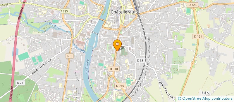 localisation de l'entreprise SYND COPRO RES LE MAZARIN  CHATELLERAULT