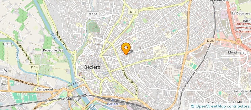 localisation de l'entreprise SYND COPRO RES LE RAYMOND 6  BEZIERS