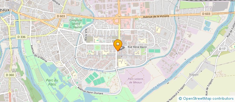 localisation de l'entreprise SYND COPRO RES LE VERSEAU MEAUX à MEAUX