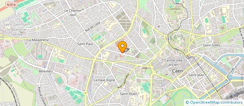 localisation de l'entreprise SYND COPRO RES LEONARD DE VINCI à CAEN