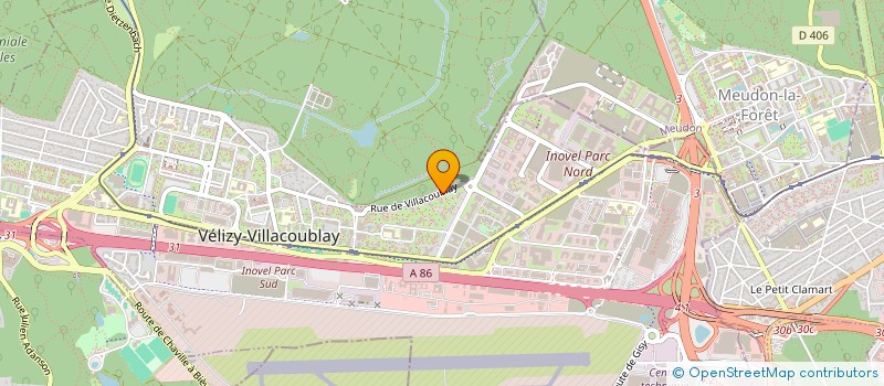 localisation de l'entreprise SYND COPRO RES LES BOIS  VELIZY-VILLACOUBLAY