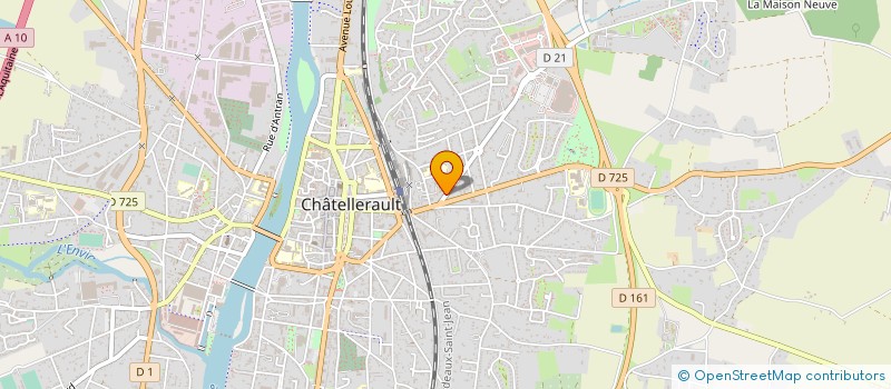 localisation de l'entreprise SYND COPRO RES LES CEDRES  CHATELLERAULT