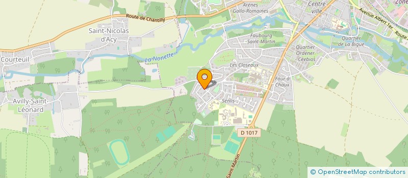 localisation de l'entreprise SYND COPRO RES LES CHEVREUILS  SENLIS