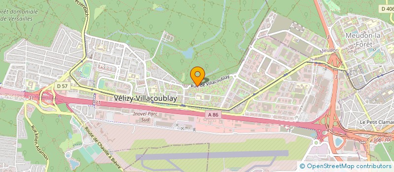 localisation de l'entreprise SYND COPRO RES LES ETANGS  VELIZY-VILLACOUBLAY