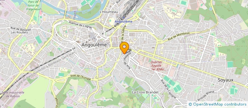 localisation de l'entreprise SYND COPRO RES LES FLORENTINES à ANGOULEME