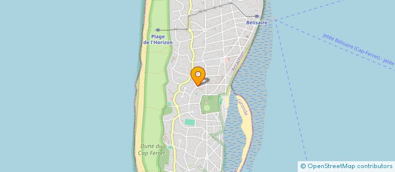 localisation de l'entreprise SYND COPRO RES LES GOELANDS  LEGE-CAP-FERRET