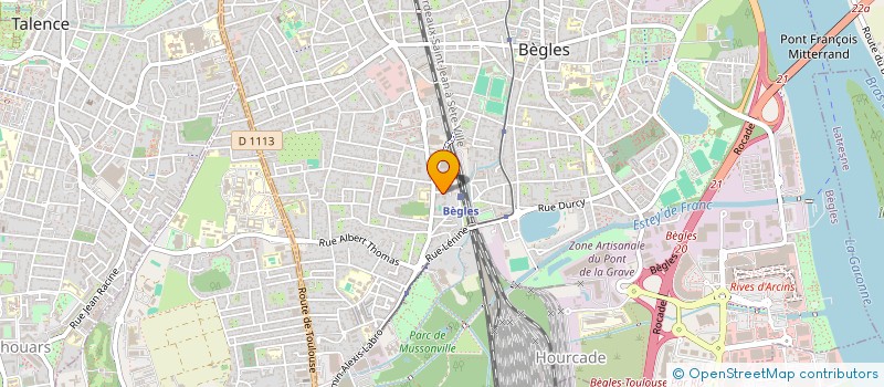 localisation de l'entreprise SYND COPRO RES LES JARDINS D'ARCINS à BEGLES