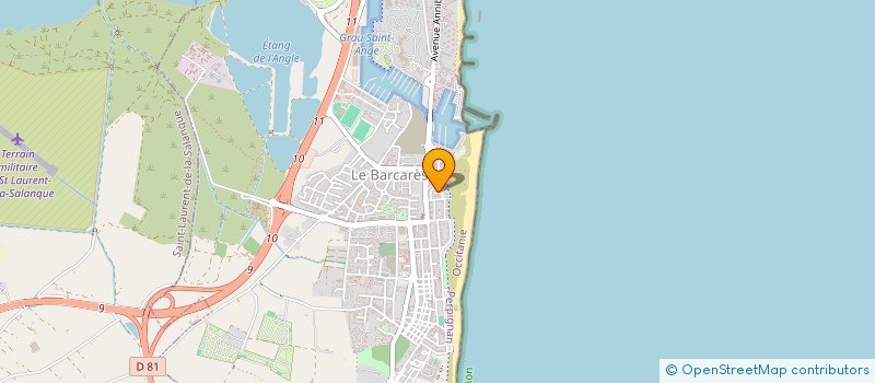 localisation de l'entreprise SYND COPRO RES LES JARDINS DU BARCARES  LE BARCARES