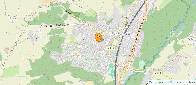 localisation de l'entreprise SYND COPRO RES LES LAVANDIERES  ETRECHY