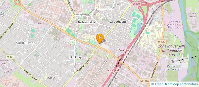 localisation de l'entreprise SYND COPRO RES LES LORETTES à TOULOUSE